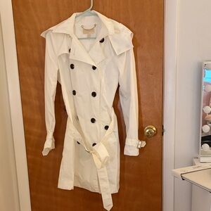 MICHAEL Michael Kors White Trench Coat